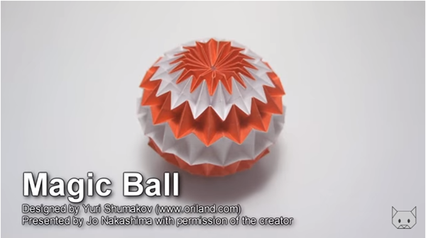 Hướng dẫn làm bóng ma thuật (Origami Magic Ball)